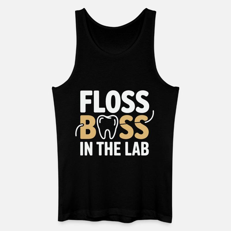 Zahntechniker-Präzision - Männer Bio Tank Top - Schwarz
