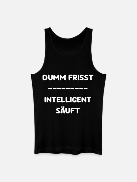 Stupid Eats - Intelligent Drinks - Men’s Organic Tank Top - black
