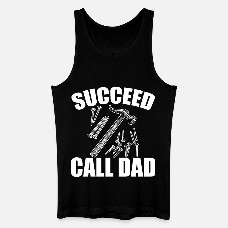 Erfolg durch Handwerkskunst - Männer Bio Tank Top - Schwarz