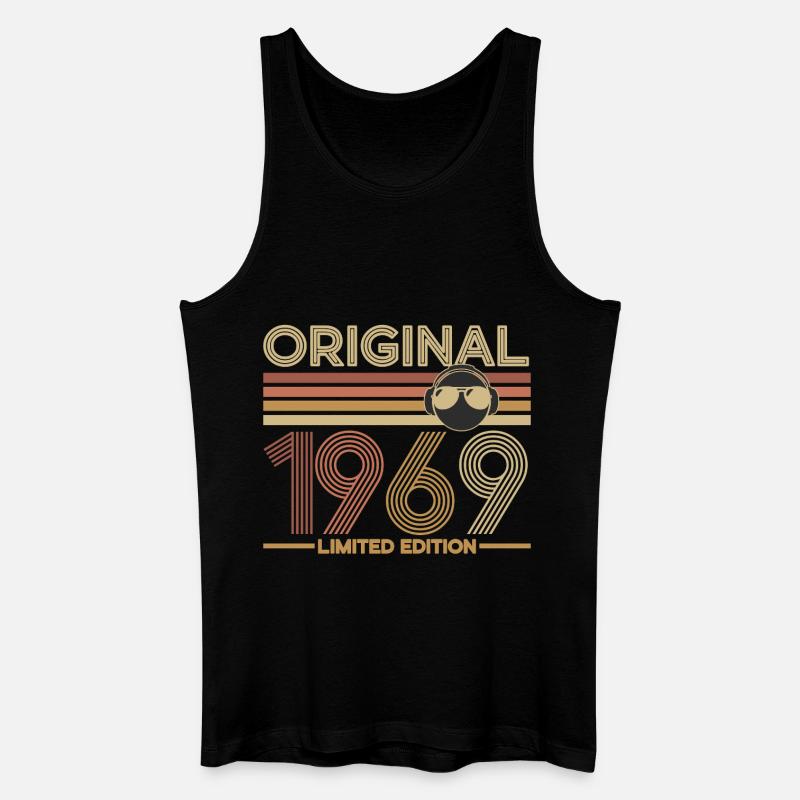 Original 1969 Limited Edition - Männer Bio Tank Top - Schwarz