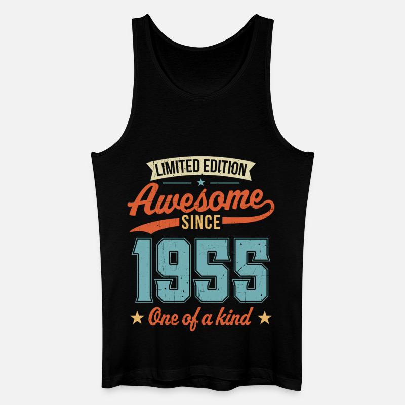 Großartig seit 1955 - Männer Bio Tank Top - Schwarz