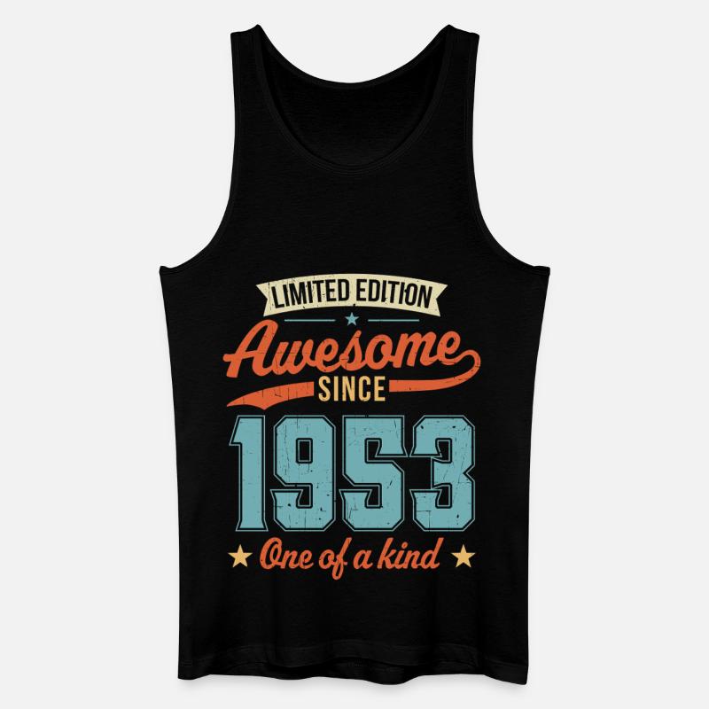Genial seit 1953 - Männer Bio Tank Top - Schwarz