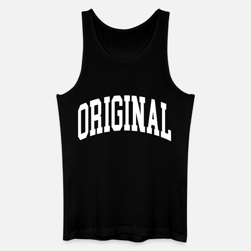 Original - Männer Bio Tank Top - Schwarz