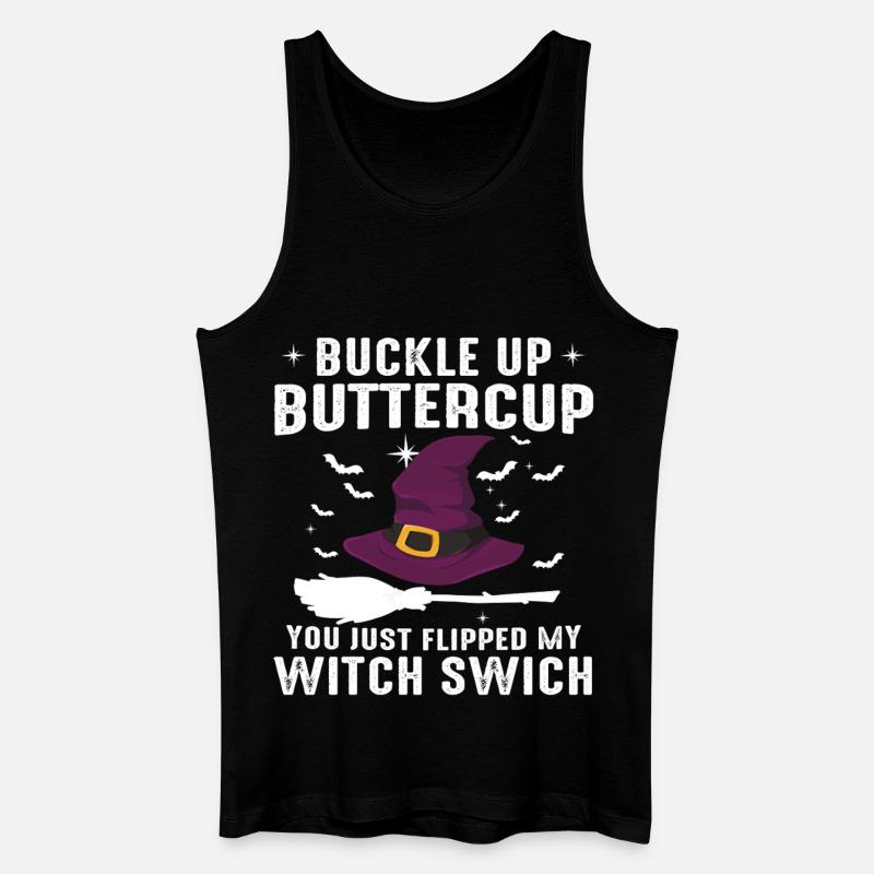 Hexenschalter Halloween - Männer Bio Tank Top - Schwarz