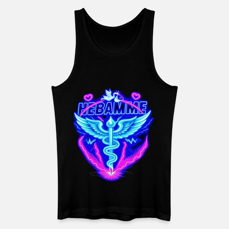 Ostetrica Ostetrica - Canotta ecologica da uomo - nero