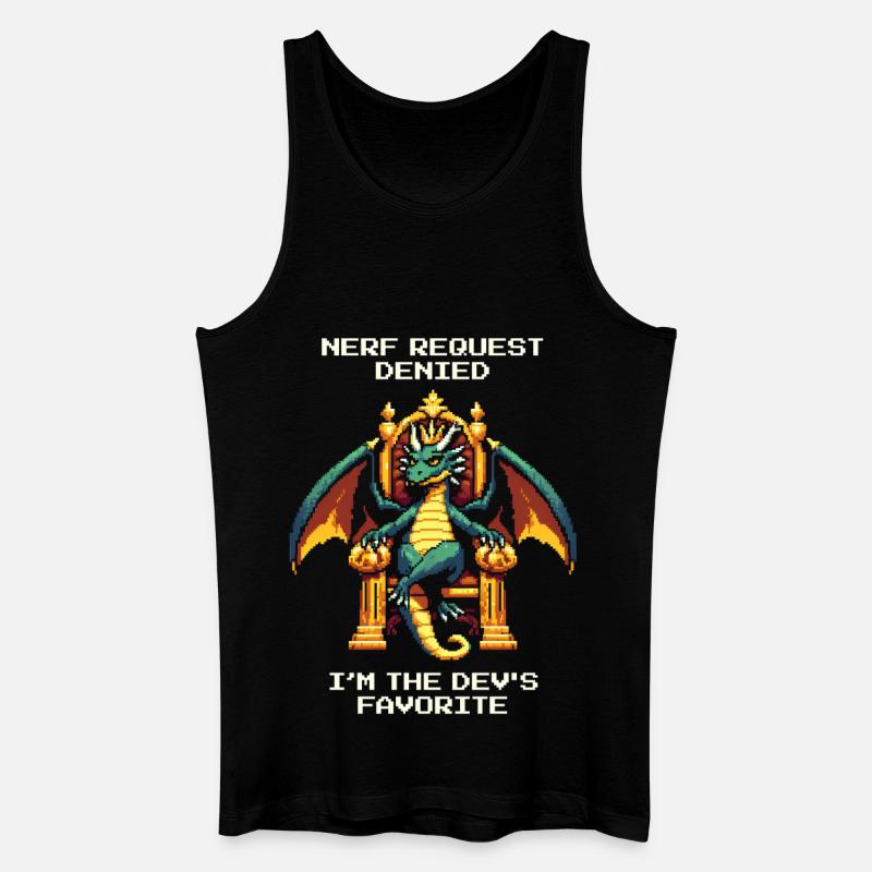 Developer's Favorite | Dragon - Men’s Organic Tank Top - black