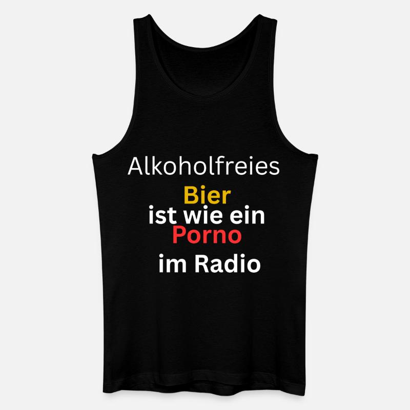 Bier Shirt-Lustig - Männer Bio Tank Top - Schwarz