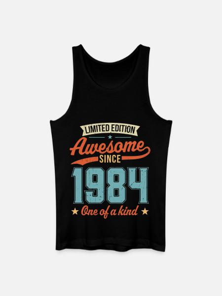 Awesome Since 1984 - Men’s Organic Tank Top - black