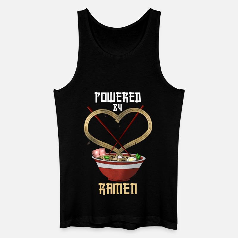 Propulsé par Ramen Funny Tee - Débardeur bio Homme - noir
