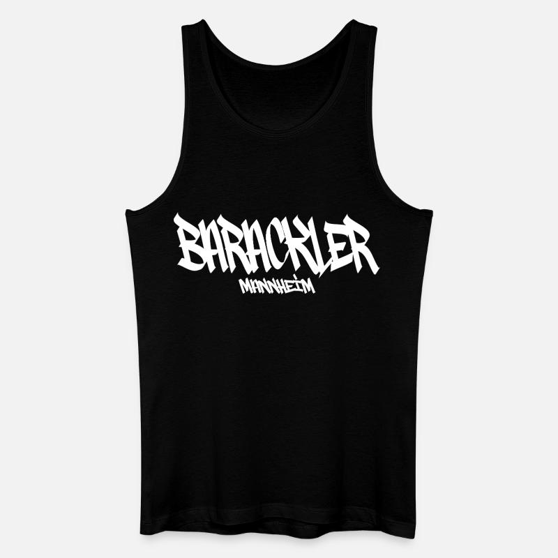 barackler_mannheim - Männer Bio Tank Top - Schwarz
