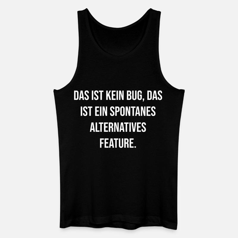 Pas de bug spontané - Débardeur bio Homme - noir
