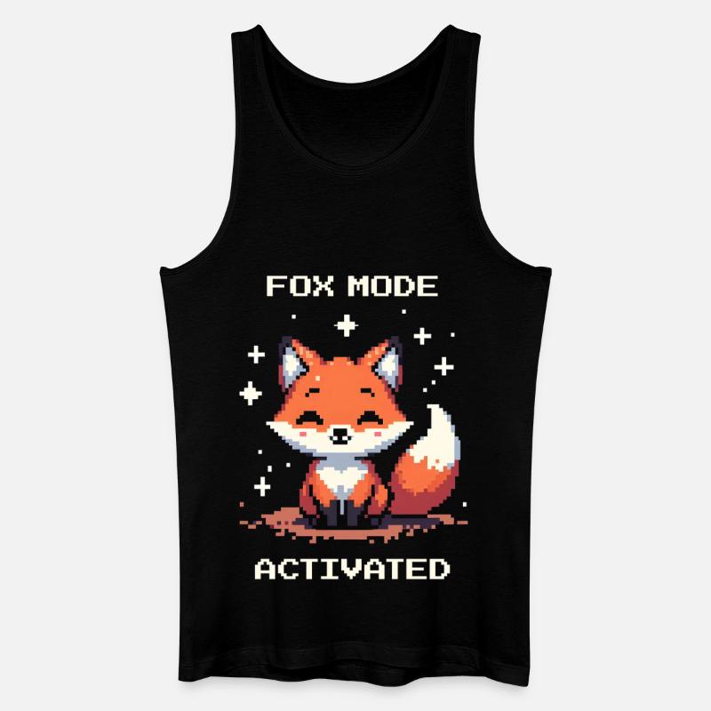 Fox Mode Enabled | Shifter - Men’s Organic Tank Top - black
