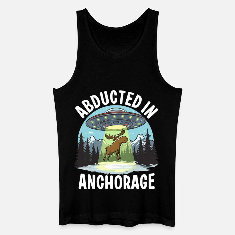 Entführt in Anchorage - Männer Bio Tank Top - Schwarz