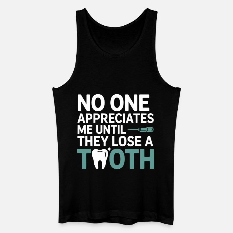 Zahntechniker Okklusion - Männer Bio Tank Top - Schwarz