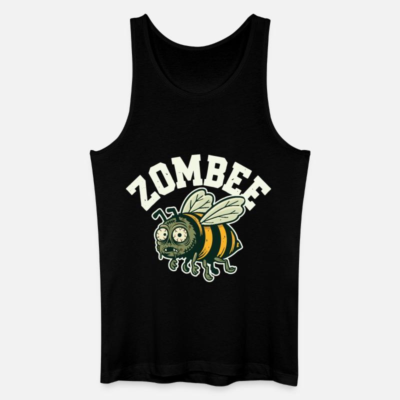 Zombee - Männer Bio Tank Top - Schwarz