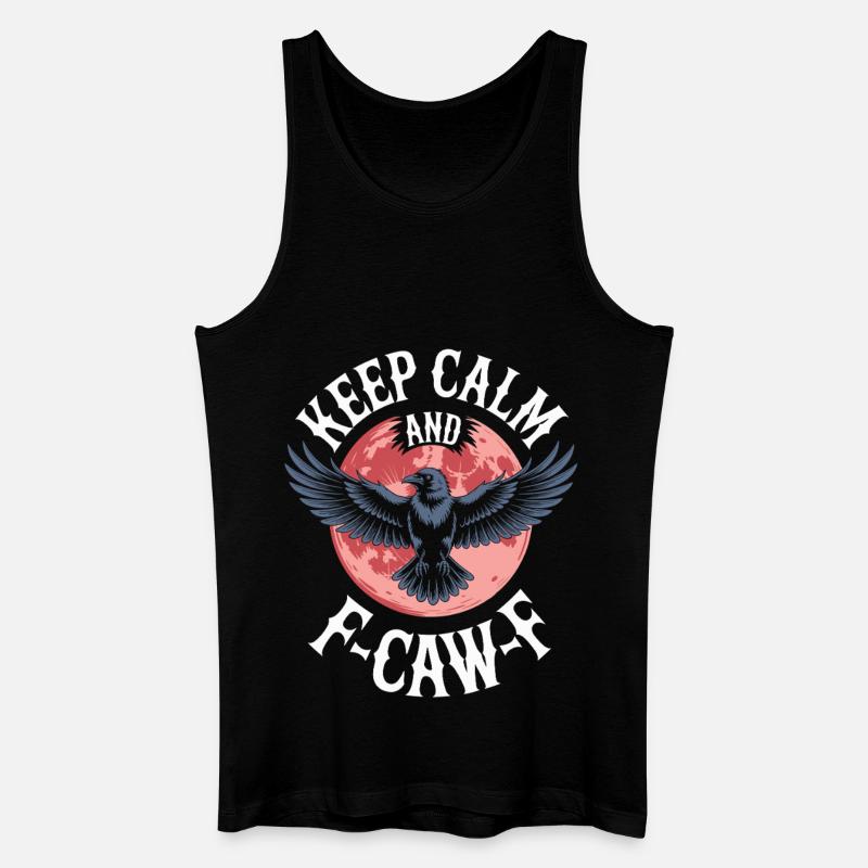 Keep Calm and Eagle Flight - Men’s Organic Tank Top - black