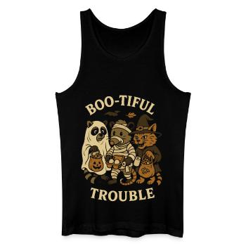 Boo-Tiful Trouble Halloween Costume Fun - Débardeur bio Homme - noir - Devant
