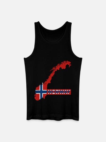 Norway Vacation Nature Gift - Men’s Organic Tank Top - black