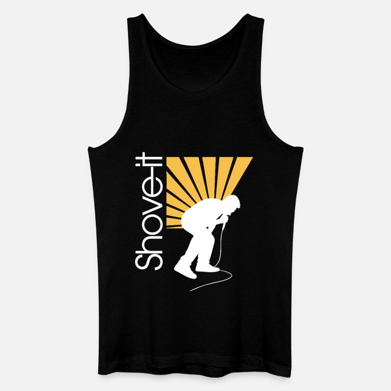 SCHIEB ES, SCHIEB ES!! -AFFE - Männer Bio Tank Top - Schwarz