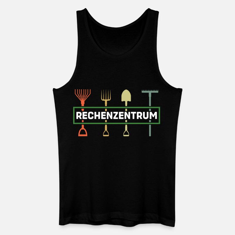 Rechenzentrum Gartenarbeit Landschaftsgärtner - Männer Bio Tank Top - Schwarz