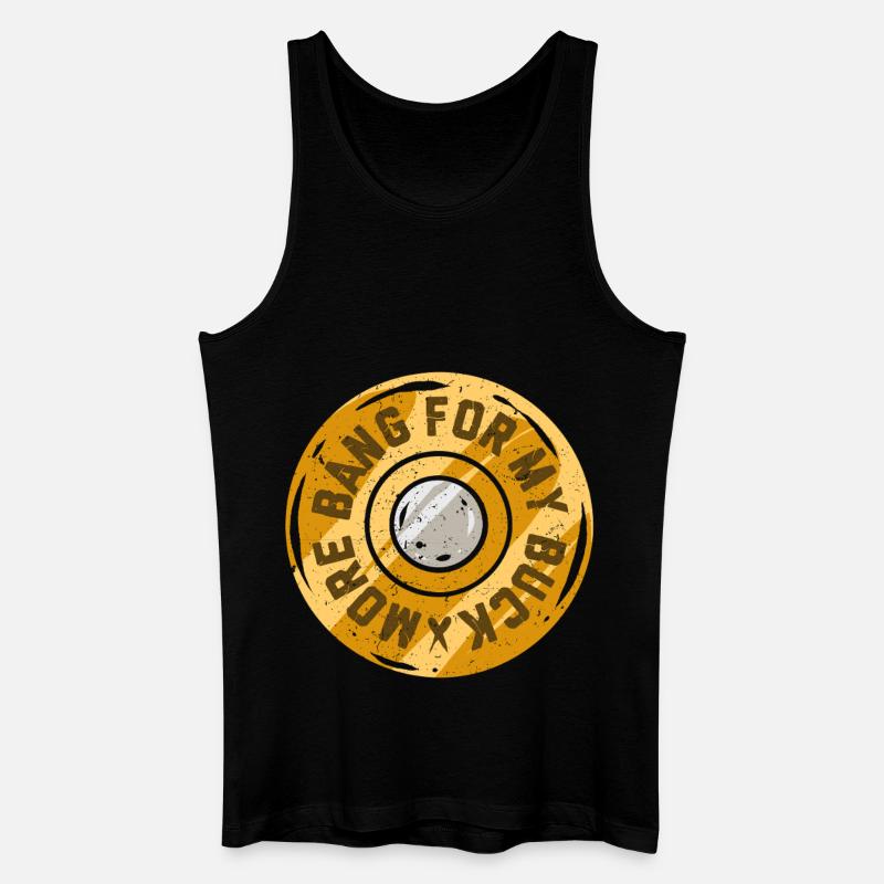 Tontaubenschießen Wurfscheibenschießen - Männer Bio Tank Top - Schwarz