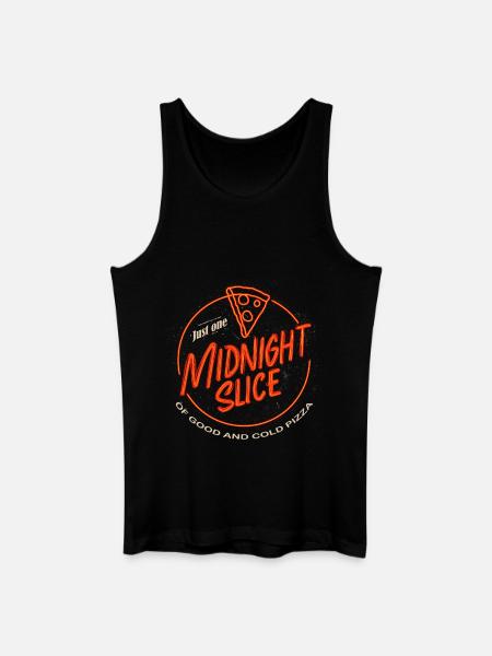Midnight Slice - Männer Bio Tank Top - Schwarz