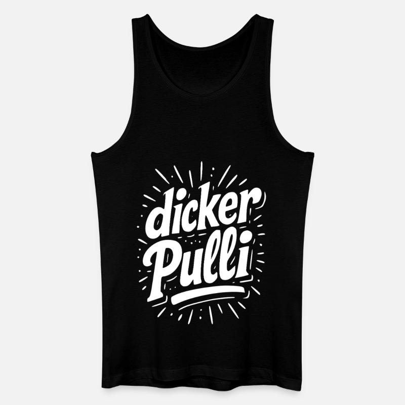 Pull épais Neon Typo - Débardeur bio Homme - noir