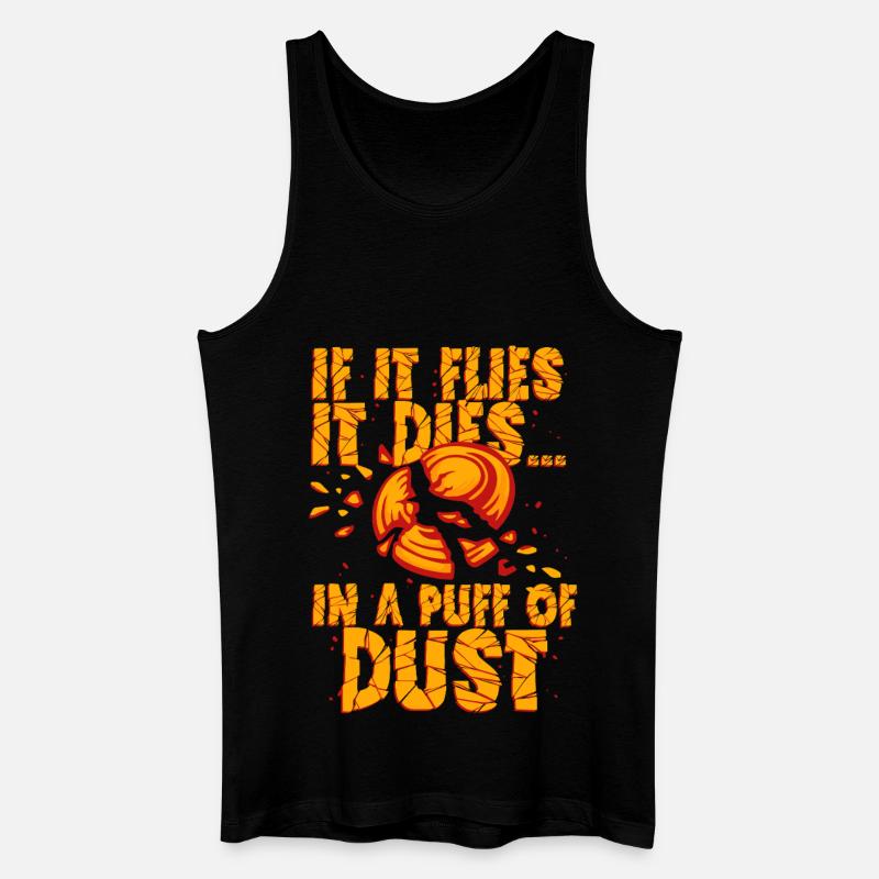 Tontaubenschießen Wurfscheibenschießen - Männer Bio Tank Top - Schwarz