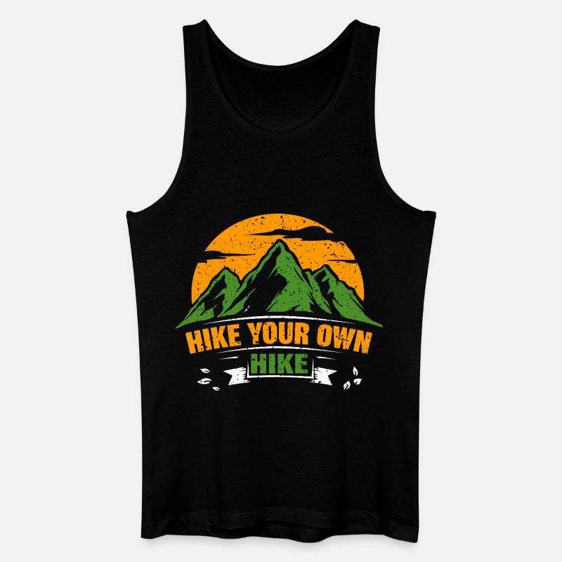 Hike Your Own Hike  - Männer Bio Tank Top - Schwarz