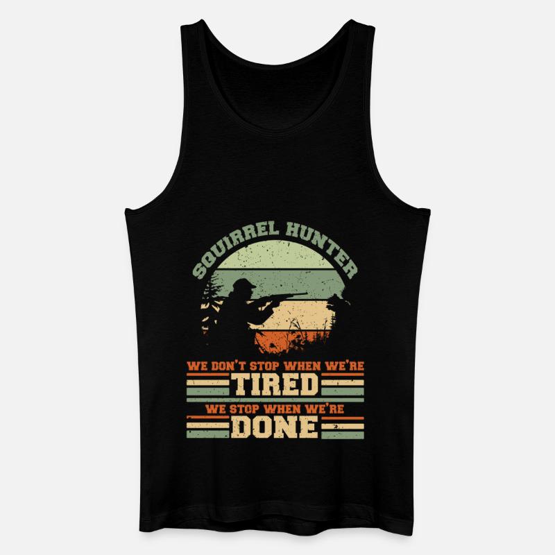 Eichhörnchenjäger Baumratte - Männer Bio Tank Top - Schwarz