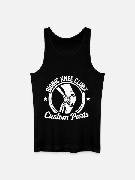 Bionic Knee Replacement Knee Surgery Gift - Men’s Organic Tank Top - black