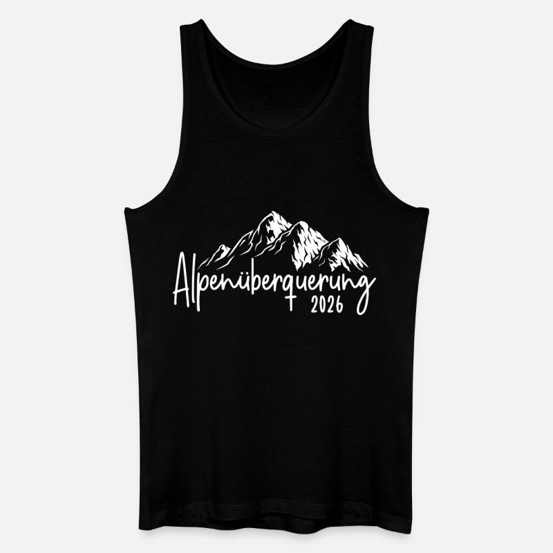Alpenüberquerung 2026 - Männer Bio Tank Top - Schwarz