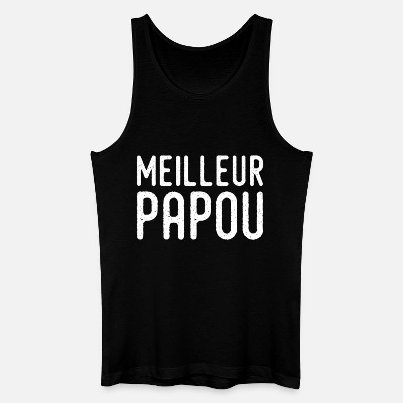 Beste/r/s Papua - Männer Bio Tank Top - Schwarz