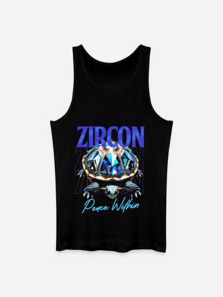 Birthstone Zircon December - Men’s Organic Tank Top - black