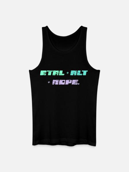 CTRL ALT NOPE - IT Motif - Men’s Organic Tank Top - black