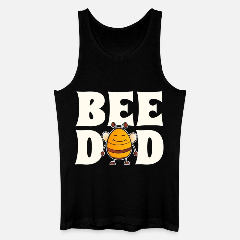 Bee Dad Imker - Männer Bio Tank Top - Schwarz