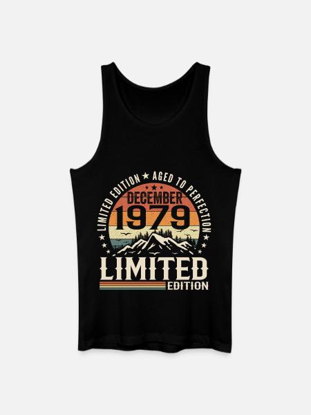 December 1979 - Men’s Organic Tank Top - black