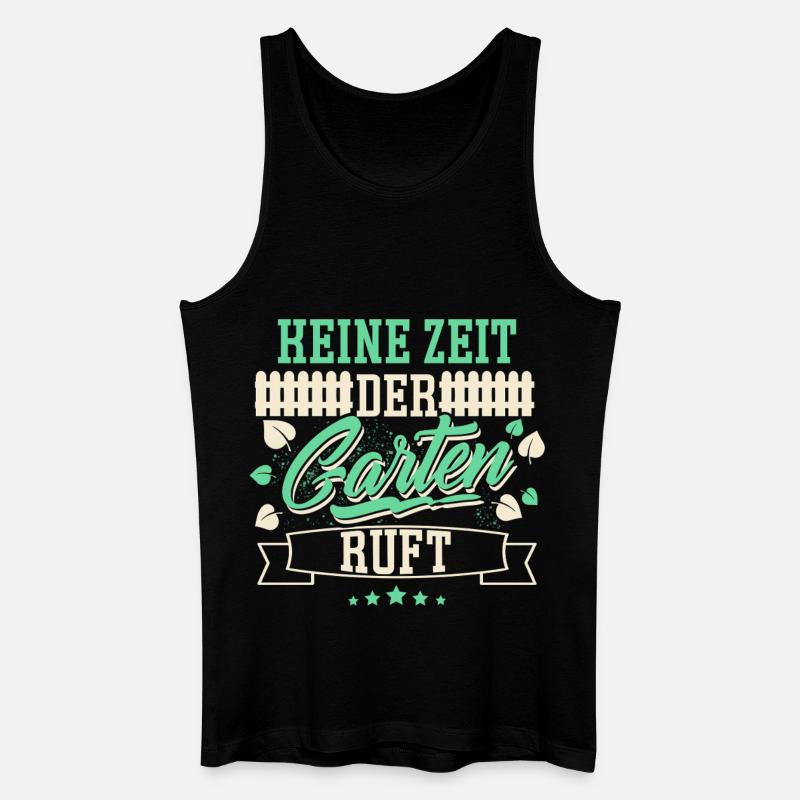 Garten Schrebergarten - Männer Bio Tank Top - Schwarz
