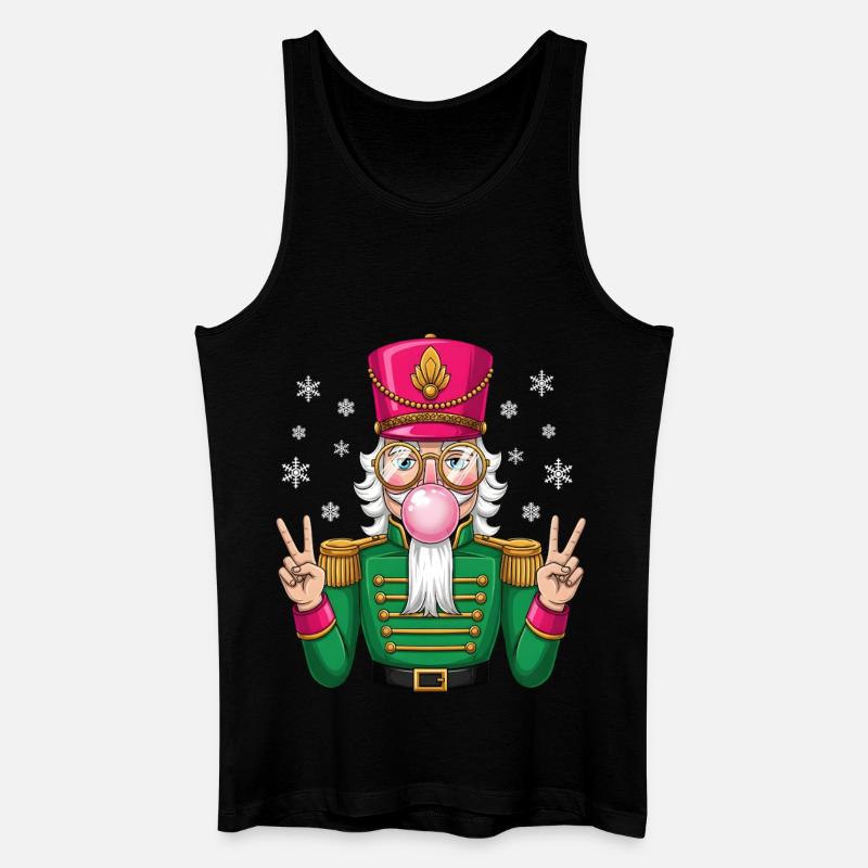 Nutcracker Bubble Gum - Männer Bio Tank Top - Schwarz