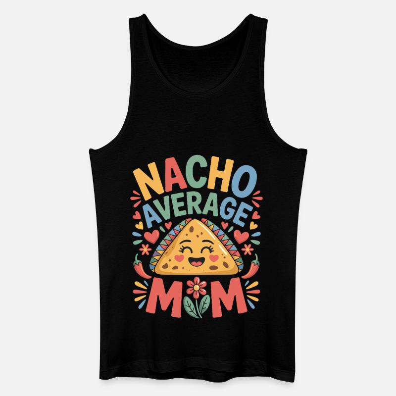 Nacho Durchschnittliche Mama Lustig - Männer Bio Tank Top - Schwarz