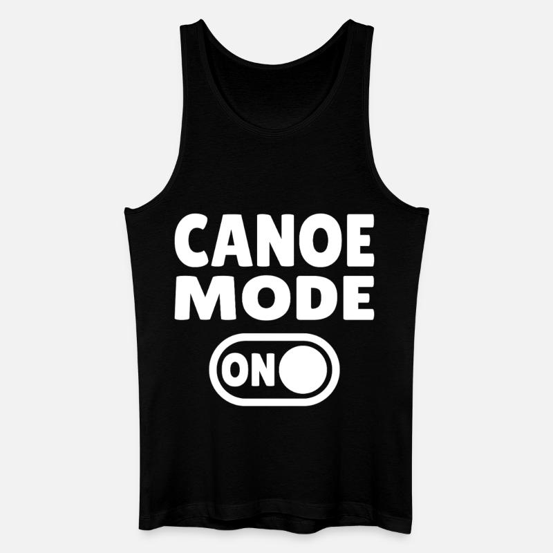 Canoe Mode ON - Männer Bio Tank Top - Schwarz