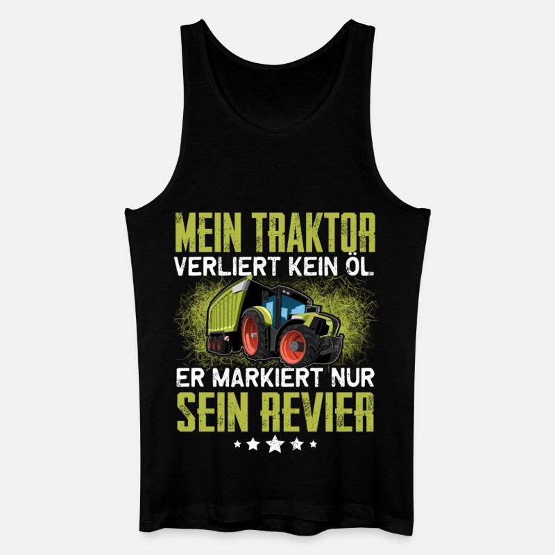 Landwirt - Männer Bio Tank Top - Schwarz
