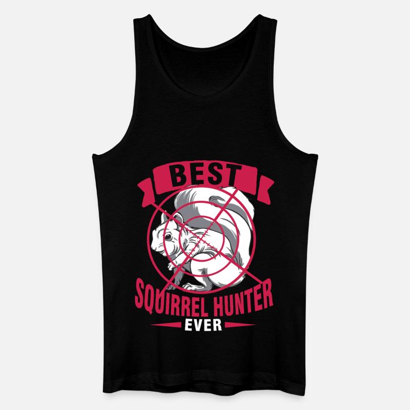 Eichhörnchenjäger Baumratte - Männer Bio Tank Top - Schwarz
