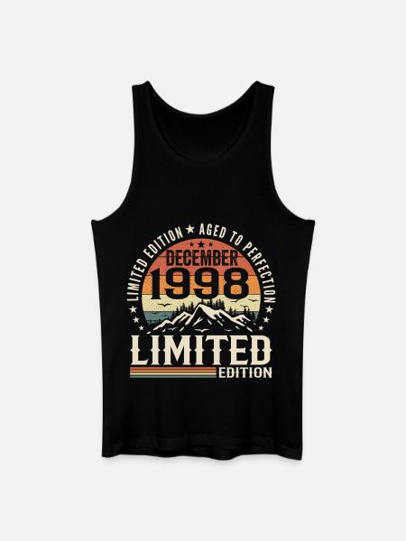 December 1998 - Men’s Organic Tank Top - black