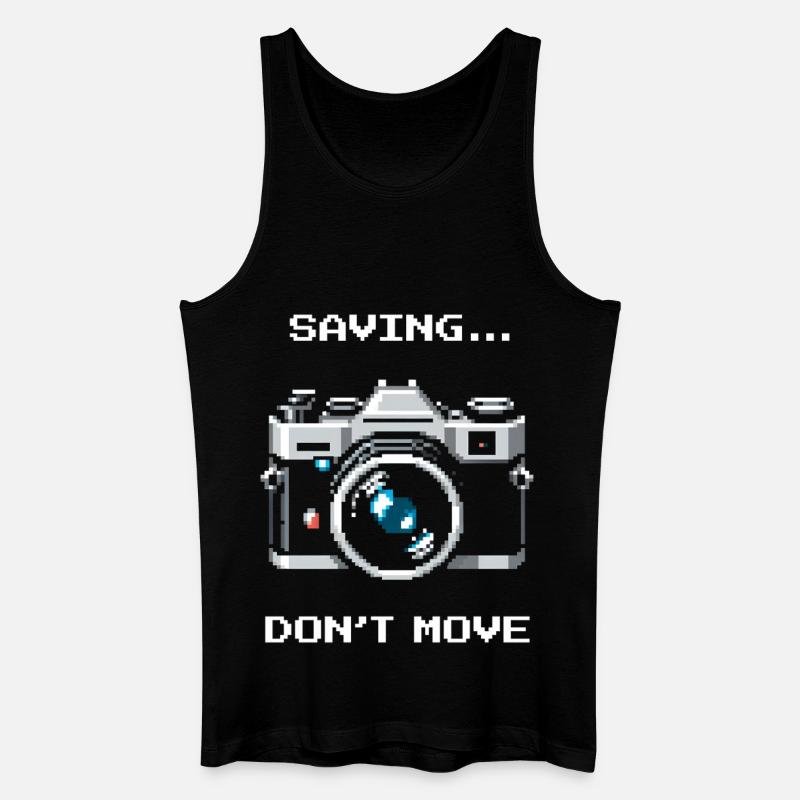 Save, don't move | Long exposure - Men’s Organic Tank Top - black