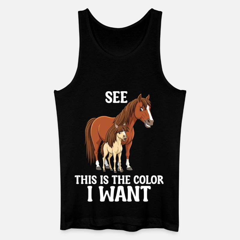 Humor Reiter Reiten - Männer Bio Tank Top - Schwarz