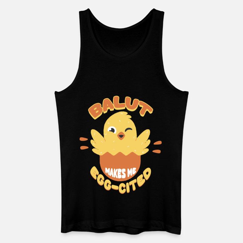 Balut Makes Me Egg-Cited Phillippinen - Männer Bio Tank Top - Schwarz