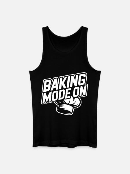 Baking Mode Active – Baker Style - Men’s Organic Tank Top - black