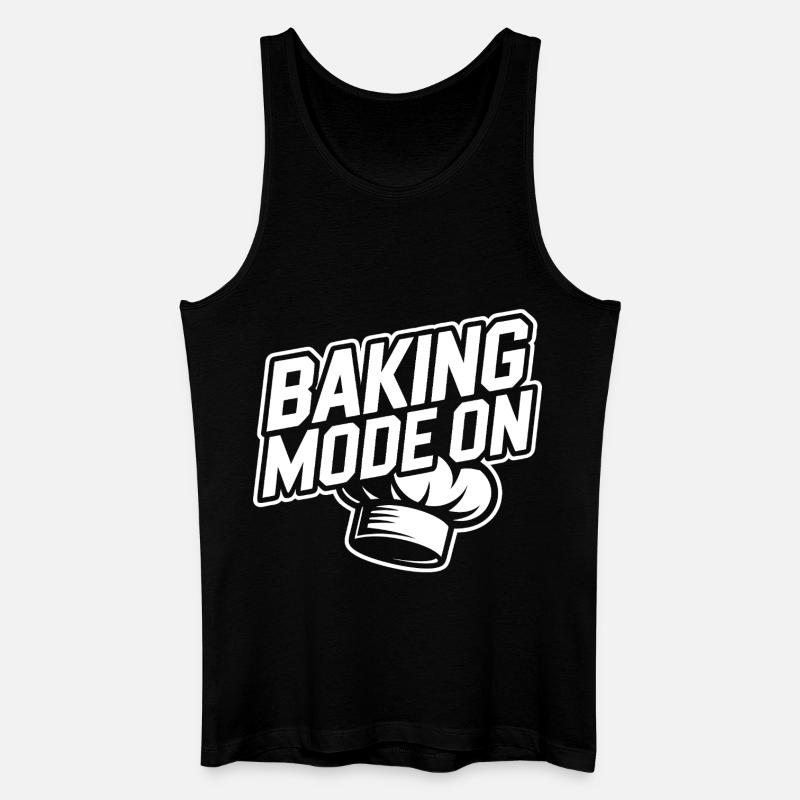 Baking Mode Active – Baker Style - Men’s Organic Tank Top - black