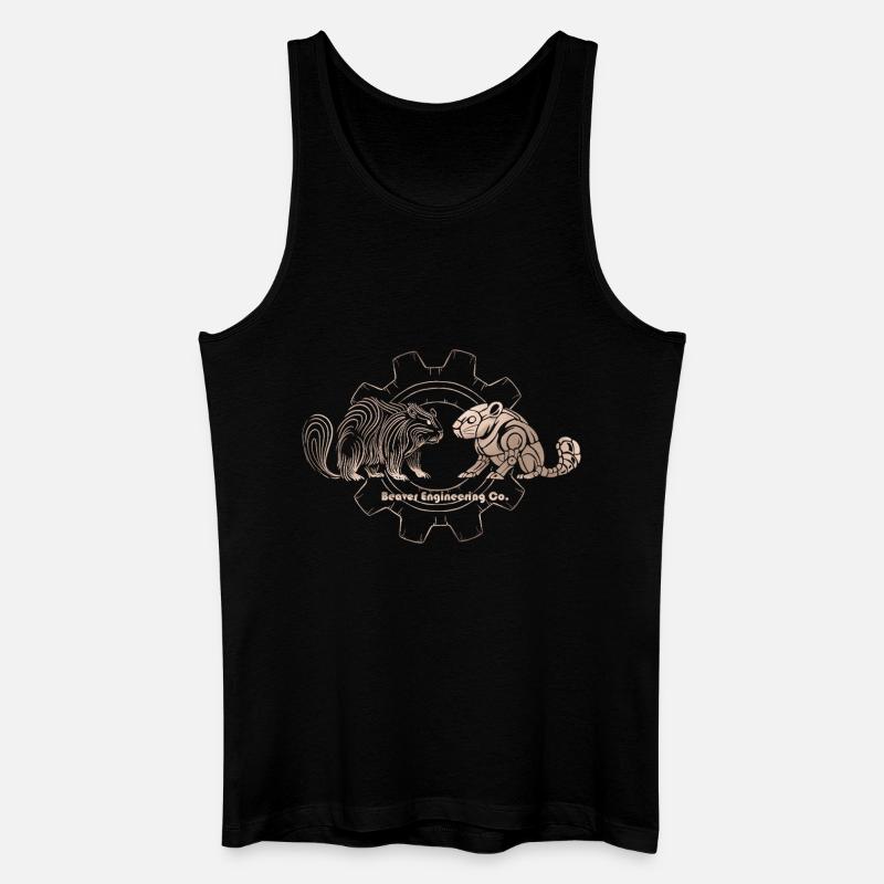 Timberborn – Beaver Engineering Co. - Männer Bio Tank Top - Schwarz